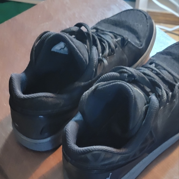 AIR JORDAN 1 FLIGHT 3 Low Black Gray Basketball Shoes 789864-005 Sz 9 no box - Picture 3 of 4